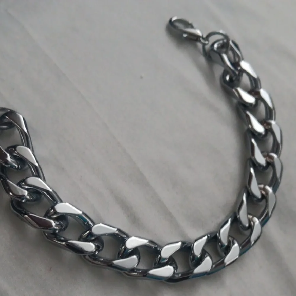 Men's Silver Chain Bracelet - Picture 5 of 5